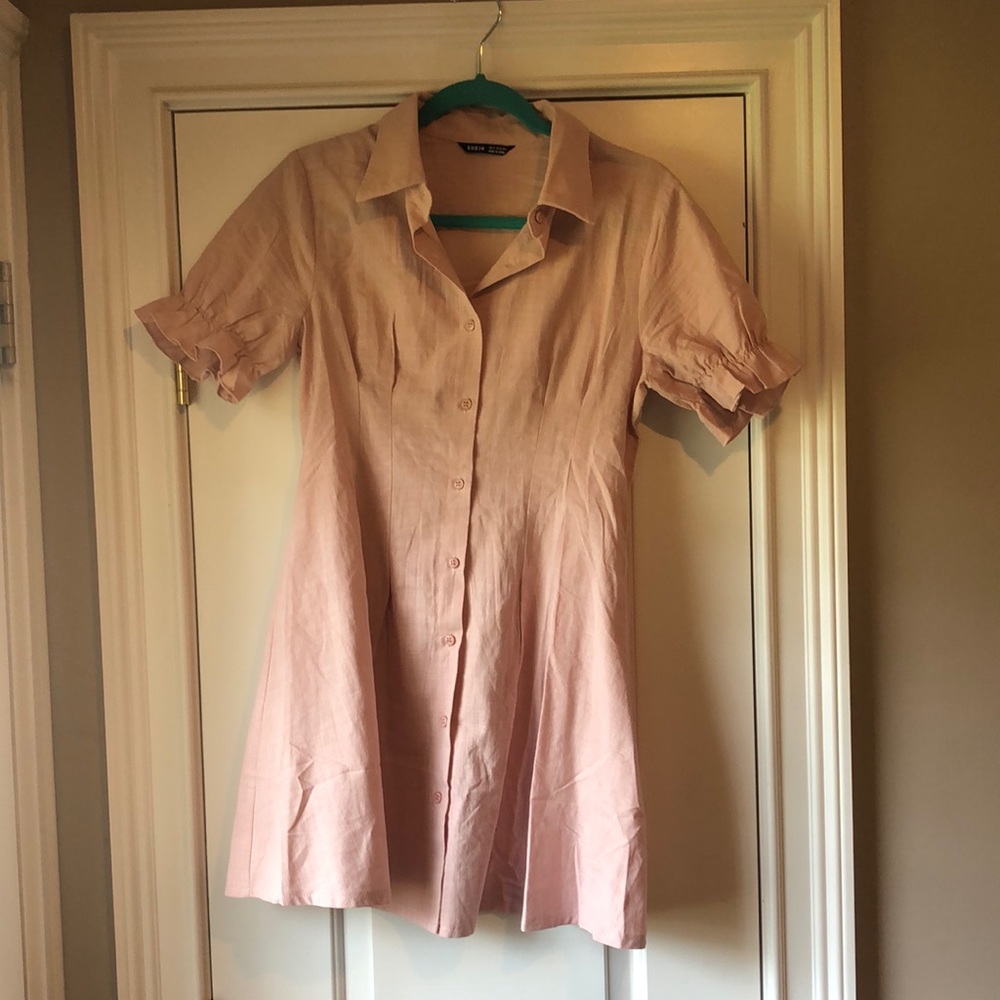 Shein- button down dress - medium - never worn